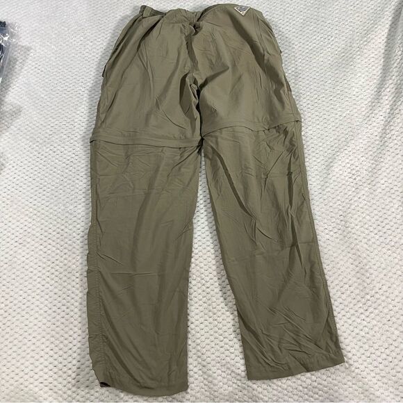 Columbia convertible pants, tan, large, zip off legs. - Picture 2 of 12